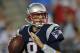 FOXBORO, MA - AUGUST 9: Brian Hoyer #8 of the New England Patriots throws during a preseason game against the Orleans Saints in the first half at Gillette Stadium on August 9, 2012 in Foxboro, Massachusetts. (Photo by Jim Rogash/Getty Images)