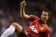 LIVERPOOL, ENGLAND - AUGUST 20: Robin van Persie of Manchester United in action during the Barclays Premier League match between Everton and Manchester United at Goodison Park on August 20, 2012 in Liverpool, England. (Photo by Michael Regan/Getty Images)