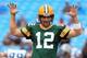 Packers QB Aaron Rodgers, a consensus top-5 pick in fantasy drafts (regardless of scoring), tallied 4,643 yards passing and 48 total touchdowns last season.