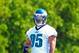 PHILADELPHIA, PA - MAY 12: Mychal Kendricks #95 of the Philadelphia Eagles during rookie minicamp at their practice facility on May 12, 2012 in Philadelphia, Pennsylvania. (Photo by Rich Schultz/Getty Images)