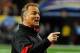 ATLANTA, GA - DECEMBER 3: Head Coach Mark Richt of the Georgia Bulldogs disputes a call against the LSU Tigers during the SEC Championship Game at the Georgia Dome on December 3, 2011 in Atlanta, Georgia. Photo by Scott Cunningham/Getty Images)