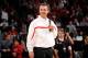 COLUMBUS, OH - JANUARY 15: Head football coach Urban Meyer of the Ohio State Buckeyes is introduced to the crowd at halftime of the basketball game between the Indiana Hoosiers and the Ohio State Buckeyes on January 15, 2012 at Value City Arena in Columbus, Ohio. (Photo by Jamie Sabau/Getty Images)