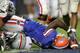GLENDALE, AZ - JANUARY 08: Running back DeShawn Wynn #21 of the Florida Gators scores a two-yard touchdown against the Ohio State Buckeyes during the second quarter of the 2007 Tostitos BCS National Championship Game at the University of Phoenix Stadium January 8, 2007 in Glendale, Arizona. (Photo by Stephen Dunn/Getty Images)