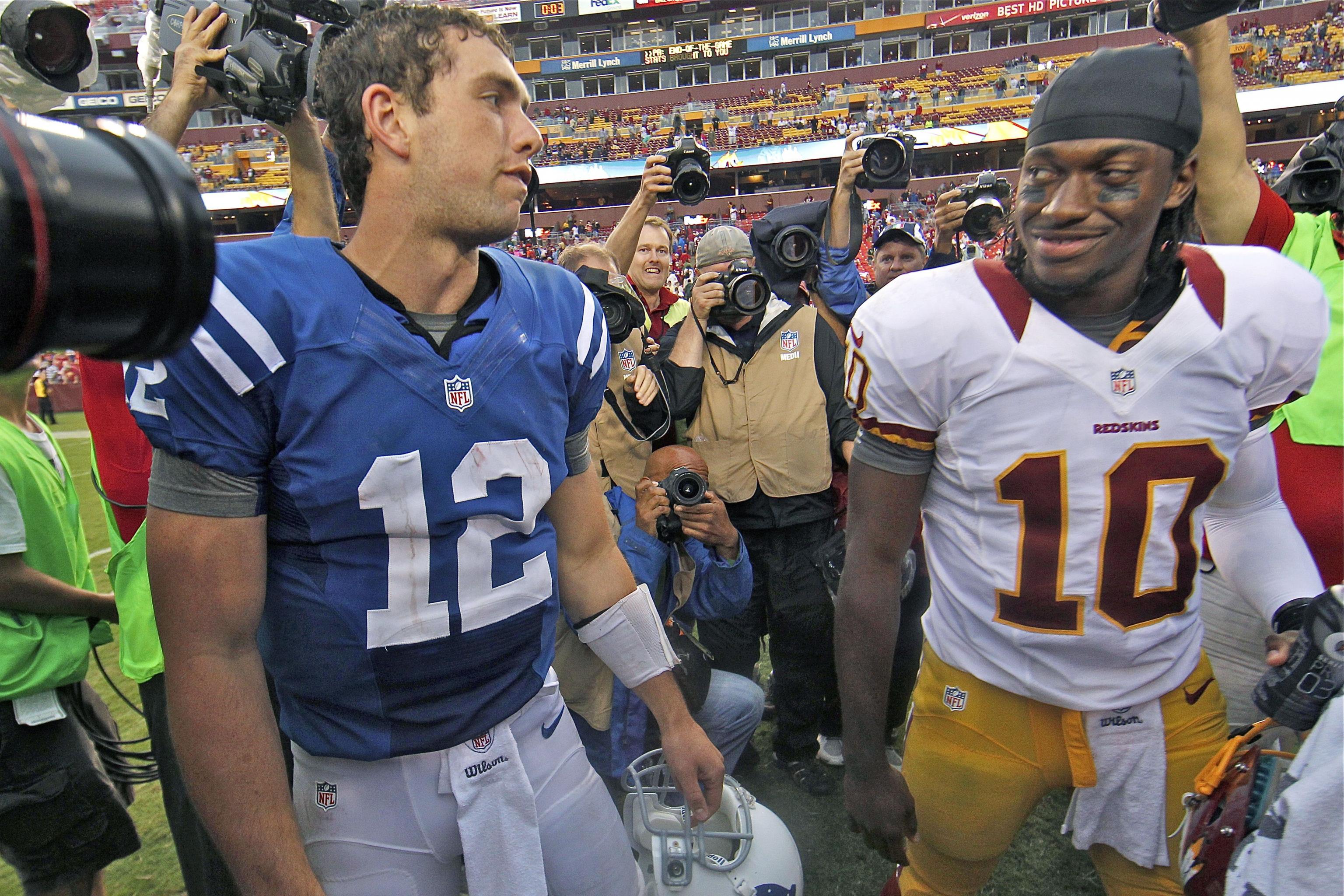 Luck, RG3 following different paths through NFL careers