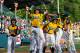 SOUTH WILLAMSPORT, PA - AUGUST 25:Austin Paretti #3 of the West team from Petaluma, California celebrates after scoring during the sixth inning against the Southeast team from Goodlettsville, Tennessee during their Little League World Series game on August 25, 2012 in South Willamsport, Pennsylvania. (Photo by Rob Carr/Getty Images)