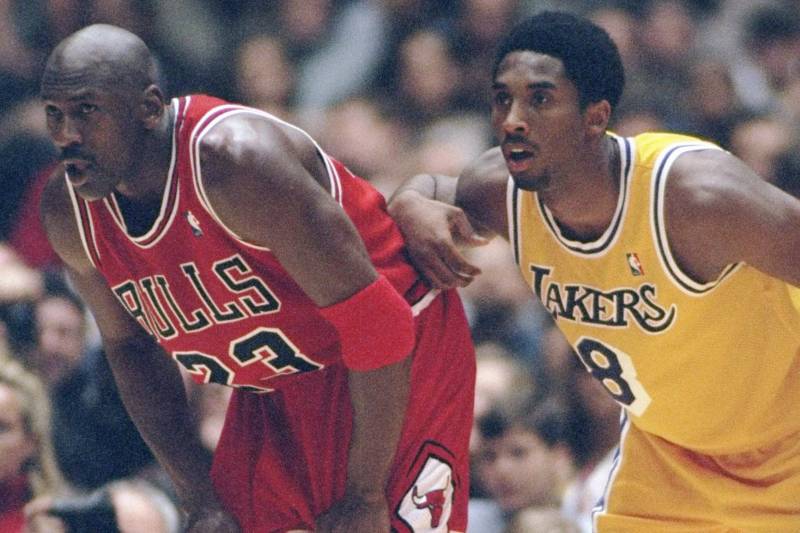 「Kobe Bryant Michael Jordan」的圖片搜尋結果