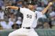 CHICAGO, IL - MAY 03: John Danks #50 of the Chicago White Sox pitches against the Cleveland Indians on May 3, 2012 at U.S. Cellular Field in Chicago, Illinois. (Photo by David Banks/Getty Images)