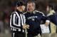STANFORD, CA - NOVEMBER 26: Notre Dame Fighting Irish head coach Brian Kelly argues a call with side judge Glenn Crowther during their game against the Stanford Cardinal at Stanford Stadium on November 26, 2011 in Stanford, California. (Photo by Ezra Shaw/Getty Images)