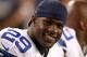 Aug 25, 2012; Arlington, TX, USA; Dallas Cowboys running back DeMarco Murray (29) on the sideline during the fourth quarter of the game against the St Louis Rams at Cowboys Stadium. The Cowboys beat the Rams 20-19. Mandatory Credit: Tim Heitman-US PRESSWIRE