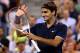 NEW YORK, NY - AUGUST 30: Roger Federer of Switzerland celebrates match point after his men's singles second round match against Bjorn Phau of Germany on Day Four of the 2012 US Open at USTA Billie Jean King National Tennis Center on August 30, 2012 in the Flushing neigborhood of the Queens borough of New York City. (Photo by Cameron Spencer/Getty Images)