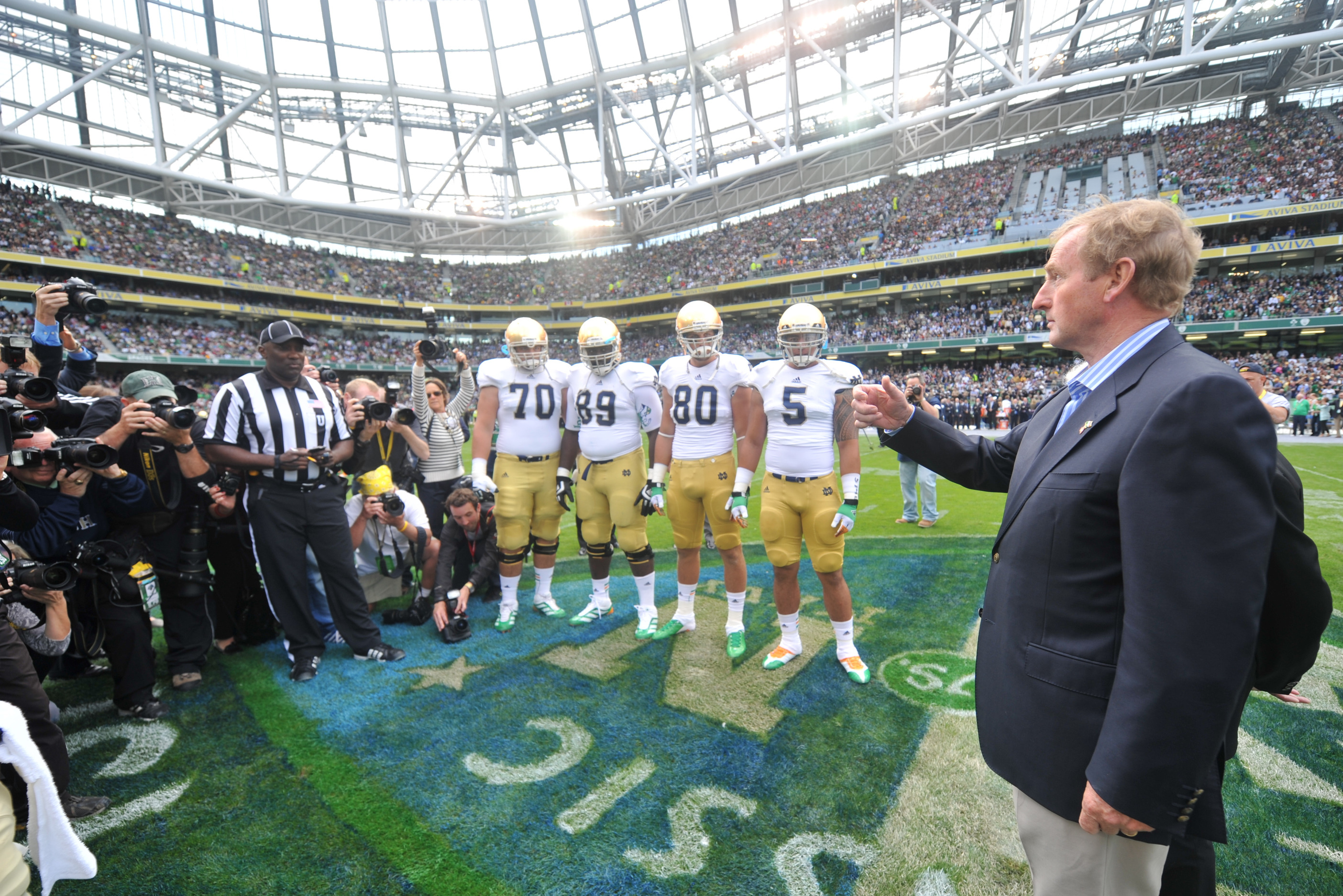 Fan Line: Manti Te'o has number one selling jersey. 