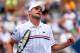 NEW YORK, NY - SEPTEMBER 02: Andy Roddick of the United States celebrates a point during his men's singles third round match against Fabio Fognini of Italy on Day Seven of the 2012 US Open at USTA Billie Jean King National Tennis Center on September 2, 2012 in the Flushing neighborhood of the Queens borough of New York City. (Photo by Cameron Spencer/Getty Images)