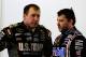 LOUDON, NH - JULY 13: (L-R) Ryan Newman, driver of the #39 ARMY ROTC Chevrolet, talks with teammate Tony Stewart, driver of the #14 Mobil 1/Office Depot Chevrolet, during practice for the NASCAR Sprint Cup Series LENOX Industrial Tools 301 at New Hampshire Motor Speedway on July 13, 2012 in Loudon, New Hampshire. (Photo by Jerry Markland/Getty Images for NASCAR)