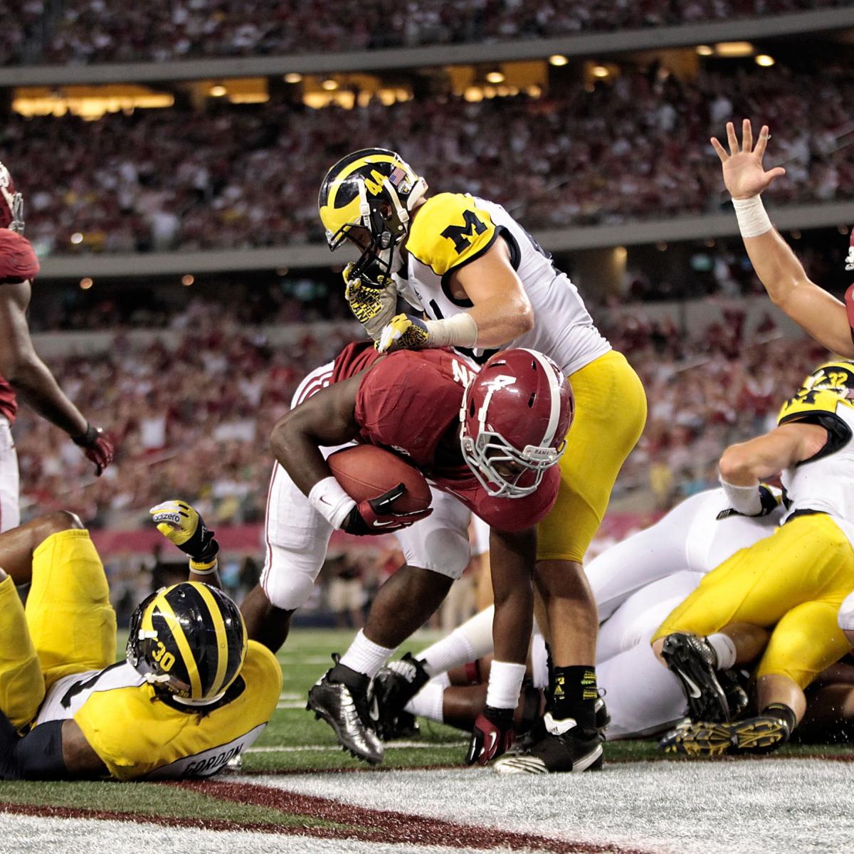 College Football Rankings Alabama And Usc In Virtual Tie