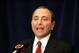NEW YORK - APRIL 20: NHL Gary Bettman addreses the media following the National Hockey League Board of Governors meeting at the Westin New York Hotel on April 20, 2005 in New York City. Representatives from all 30 NHL teams met in New York for the second time in seven weeks. (Photo by Bruce Bennett/Getty Images)