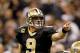 December 26, 2011; New Orleans, LA, USA; New Orleans Saints quarterback Drew Brees (9) against the Atlanta Falcons during the second quarter of a game at the Mercedes-Benz Superdome. The Saints defeated the Falcons 45-16. Brees broke the NFL single-season passing record formerly held by Miami Dolphins quarterback Dan Marino on a 9-yard touchdown throw to Darren Sproles.Mandatory Credit: Derick E. Hingle-US PRESSWIRE