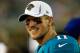 JACKSONVILLE, FL - AUGUST 30: Blaine Gabbert #11 of the Jacksonville Jaguars watches the action during a preseason game against the Atlanta Falcons at EverBank Field on August 30, 2012 in Jacksonville, Florida. (Photo by Sam Greenwood/Getty Images)
