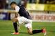 KINGSTON, JAMAICA - SEPTEMBER 07: Clint Dempsey #8 of the United States reacts after Jamaica scores a goal during United States and Jamaica World Cup Qualifier at National Stadium on September 7, 2012 in Kingston, Jamaica. (Photo by Marc Serota/Getty Images)