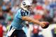 NASHVILLE, TN - AUGUST 30: Jake Locker #10 of the Tennessee Titans looks to hand off the ball against the New Orleans Saints at LP Field on August 30, 2012 in Nashville, Tennessee. (Photo by Joe Murphy/Getty Images)