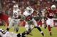 GLENDALE, AZ - AUGUST 17: Running back Darren McFadden #20 of the Oakland Raiders rushes the football against the Arizona Cardinals during the first half of the NFL preseason game at the University of Phoenix Stadium on August 17, 2012 in Glendale, Arizona. (Photo by Christian Petersen/Getty Images)
