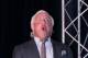 CONCORD, NC - JANUARY 20: Former American Professional Wrestler Ric Flair performs his famous yell 'Wooooo!', for the media during the NASCAR Sprint Media Tour hosted by Charlotte Motor Speedway, held at the Embassy Suites, on January 20, 2010 in Concord, North Carolina. (Photo by Jason Smith/Getty Images)