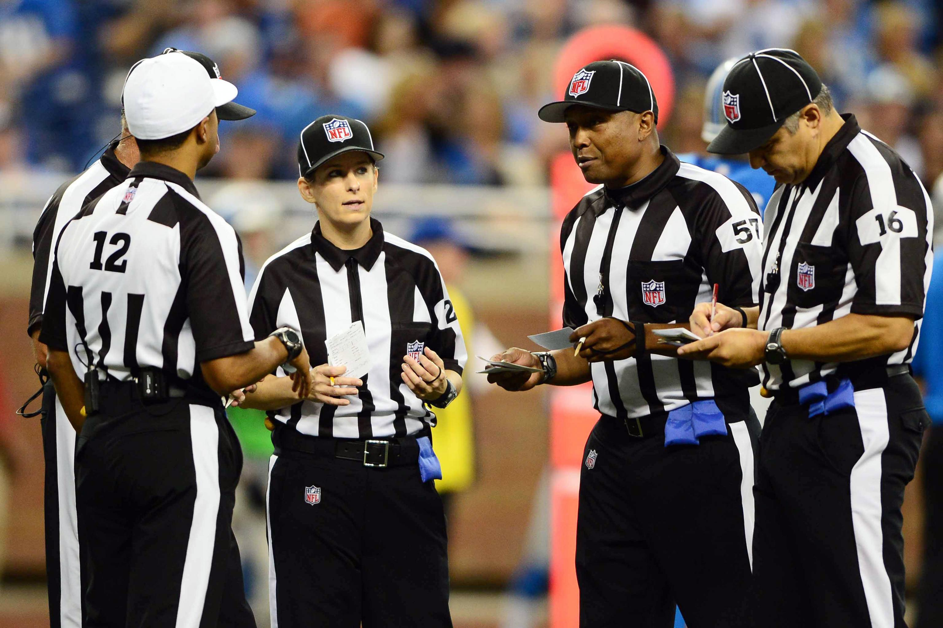 Replacement NFL ref from East Texas calls it like he sees it