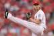 CINCINNATI, OH - SEPTEMBER 8: Bronson Arroyo #61 of the Cincinnati Reds pitches against the Houston Astros at Great American Ball Park on September 8, 2012 in Cincinnati, Ohio. Arroyo earned the win as the Reds topped the Astros 5-1. (Photo by Jamie Sabau/Getty Images)