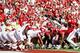TUSCALOOSA, AL - SEPTEMBER 24: AJ McCarron #10 of the Alabama Crimson Tide against the Arkansas Razorbacks at Bryant-Denny Stadium on September 24, 2011 in Tuscaloosa, Alabama. (Photo by Kevin C. Cox/Getty Images)