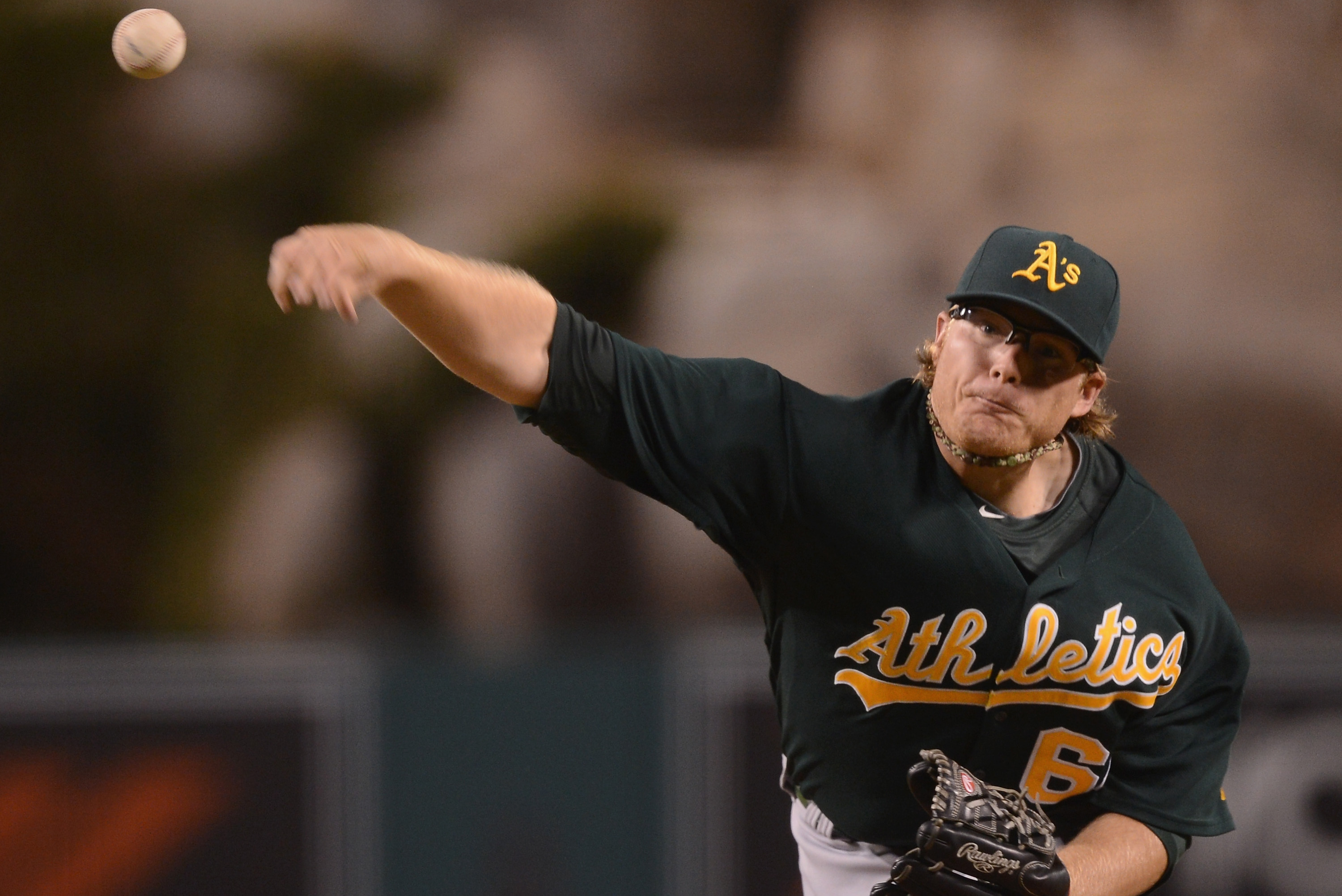 A.J. Griffin strikes out seven in seven innings as Oakland