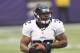 MINNEAPOLIS, MN - SEPTEMBER 09: Maurice Jones-Drew #32 of the Jacksonville Jaguars during the opening day against the Minnesota Vikings September 9, 2012 at Mall of America Field at the Hubert H. Humphrey Metrodome in Minneapolis, Minnesota. The Vikings defeated the Jaguars 26-23 in overtime. (Photo by Andy King/Getty Images)