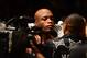 Jul. 7, 2012; Las Vegas, NV, USA; UFC fighter Anderson Silva gets prepped prior to his fight against Chael Sonnen (not pictured) during a middleweight bout in UFC 148 at the MGM Grand Garden Arena. Mandatory Credit: Mark J. Rebilas-US PRESSWIRE