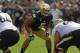 SOUTH BEND, IN - SEPTEMBER 08: Manti Te'o #5 of the Notre Dame Fighting Irish awaits the snap against the Purdue Boilermakers at Notre Dame Stadium on September 8, 2012 in South Bend, Indiana. Notre Dame defeated Purdue 21-17. (Photo by Jonathan Daniel/Getty Images)