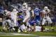 Sept 15, 2012; Lexington, KY, USA; Western Kentucky Hilltoppers running back Antonio Andrews (5) runs for a touchdown against the Kentucky Wildcats at Commonwealth Stadium. Credit: Mark Zerof-US PRESSWIRE