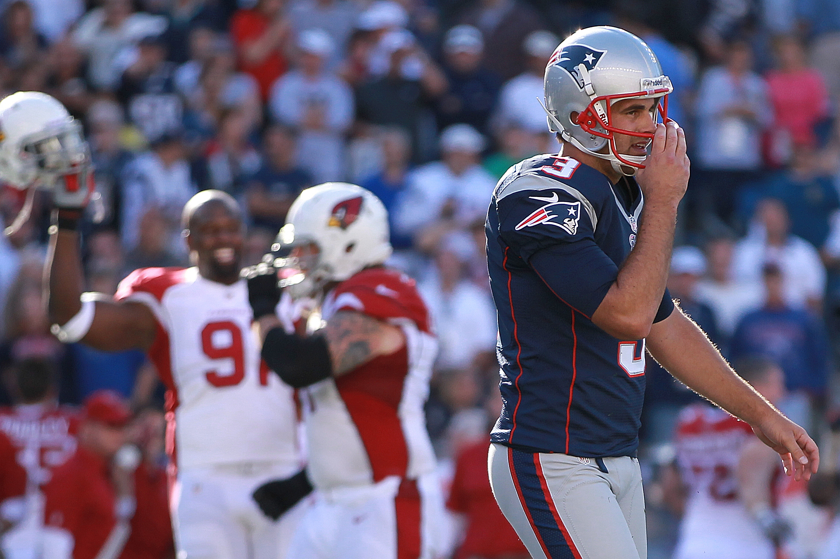 Stephen Gostkowski Misses Game-Winning FG, Cardinals Beat Patriots