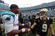 Cam Newton (1) outplayed Drew Brees (9) in the Panthers' 35-27 win.