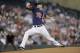 MINNEAPOLIS, MN - SEPTEMBER 11: Scott Diamond #58 of the Minnesota Twins delivers a pitch against the Kansas City Royals during the first inning on September 11, 2012 at Target Field in Minneapolis, Minnesota. (Photo by Hannah Foslien/Getty Images)