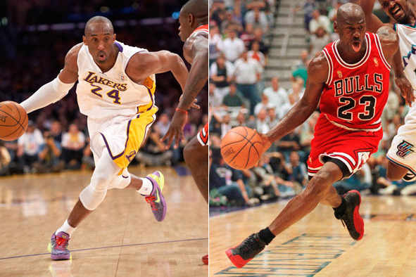 Identical Plays: Kobe Bryant vs Michael Jordan 