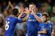 LONDON, ENGLAND - AUGUST 22: Gary Cahill of Chelsea celebrates scoring their second goal with John Terry of Chelsea during the Barclays Premier League match between Chelsea and Reading at Stamford Bridge on August 22, 2012 in London, England. (Photo by Mark Thompson/Getty Images)
