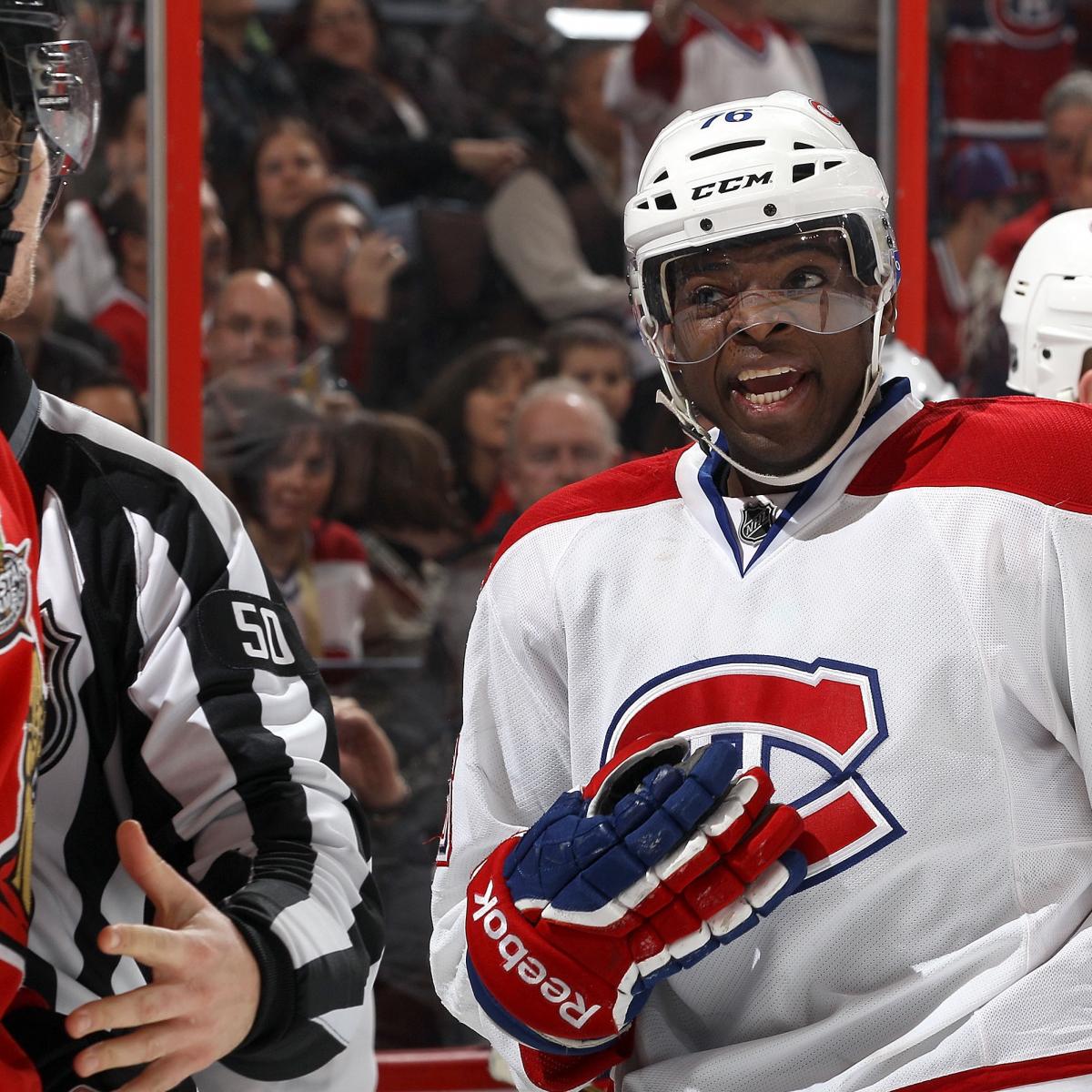 NHL Free Agents 5 Reasons Canadiens Would Regret Letting PK Subban Go News, Scores