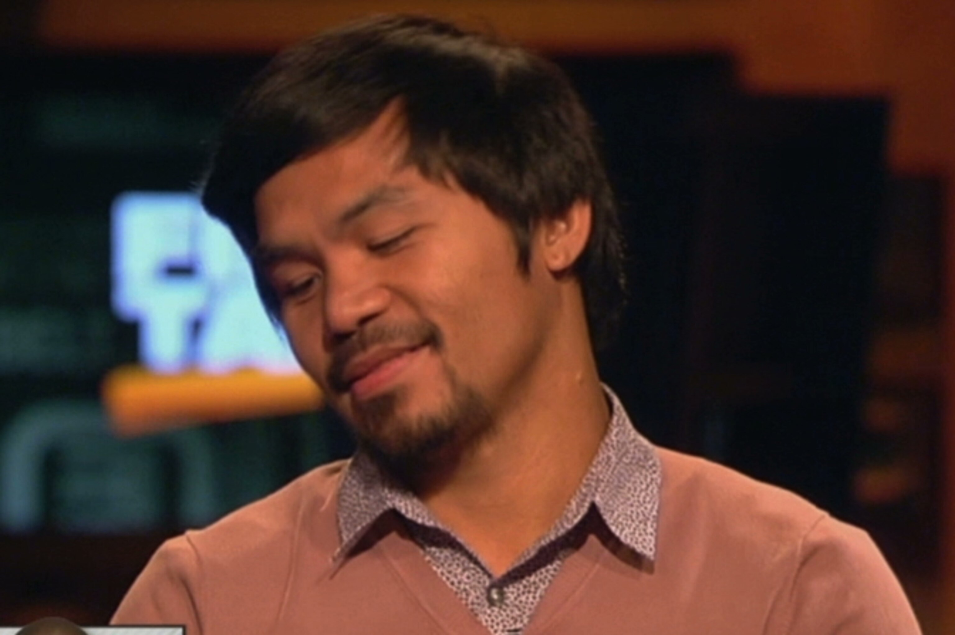 Manny Pacquiao Does Justin Bieber Hair Flip On Espn S First Take Bleacher Report Latest News Videos And Highlights
