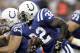 INDIANAPOLIS - DECEMBER 18: Edgerrin James #32 of the Indianapolis Colts runs with the ball during the NFL game against the San Diego Chargers at the RCA Dome on December 18, 2005 in Indianapolis, Indiana. The 26-17 loss ended the Colts quest for an undefeated season and their record now stands at 13 wins and 1 loss. (Photo by Andy Lyons/Getty Images)