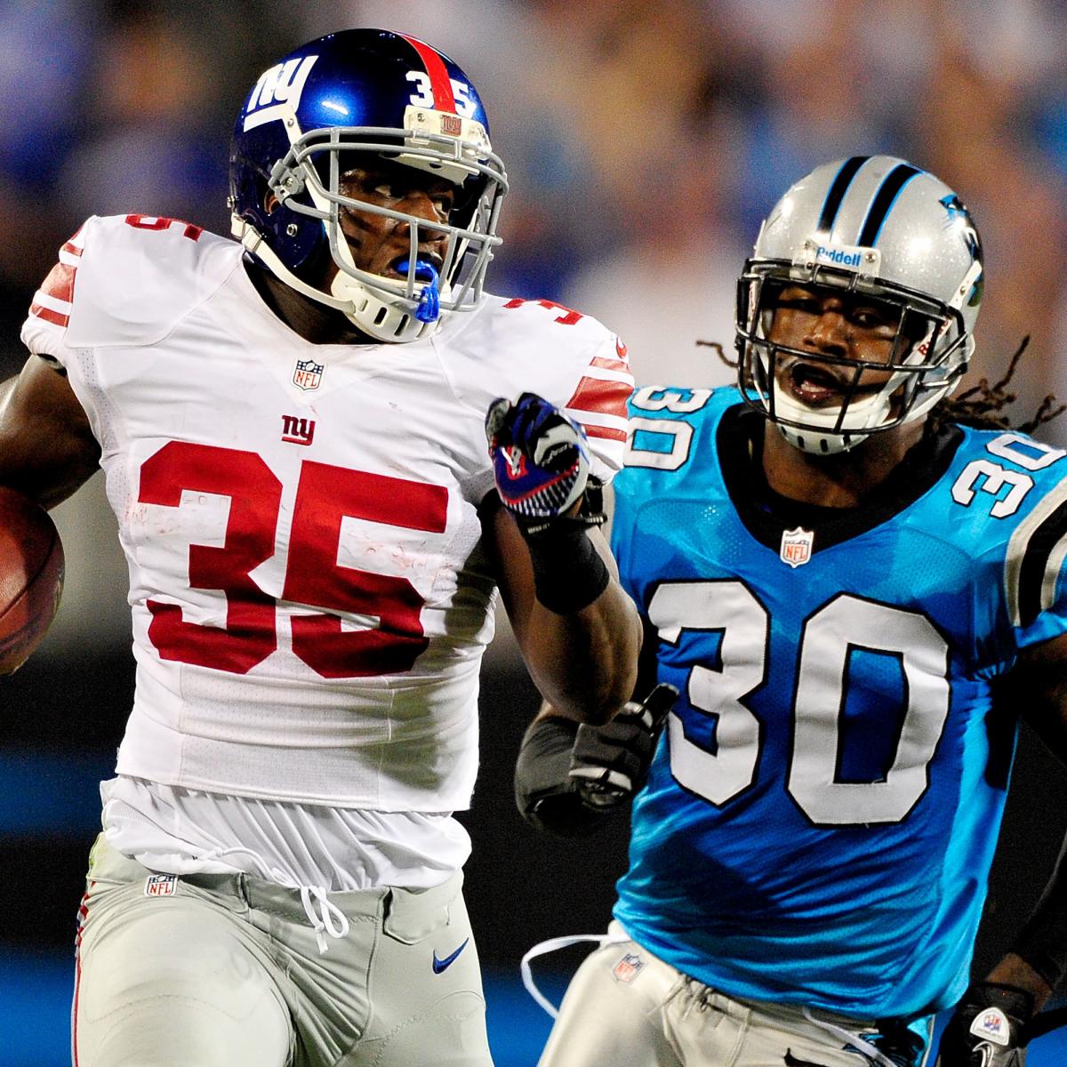 Andre Brown: Monster Game vs. Panthers Proves Giants RB Is Viable ...