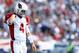 FOXBORO, PA - SEPTEMBER 16: Kevin Kolb #4 of the Arizona Cardinals walks to the sideline against the New England Patriots during the game on September 16, 2012 at Gillette Stadium in Foxboro, Massachusetts. (Photo by Jared Wickerham/Getty Images)