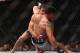 September 22, 2012; Toronto, ON, CANADA; Michael Bisping takes down Brian Stann in the middleweight championship during UFC 152 at the Air Canada Centre. Mandatory Credit: Tom Szczerbowski-US PRESSWIRE
