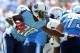 SAN DIEGO, CA - SEPTEMBER 16: Chris Johnson #28 of the Tennessee Titans carries the ball against the San Diego Chargers at Qualcomm Stadium on September 16, 2012 in San Diego, California. (Photo by Harry How/Getty Images)