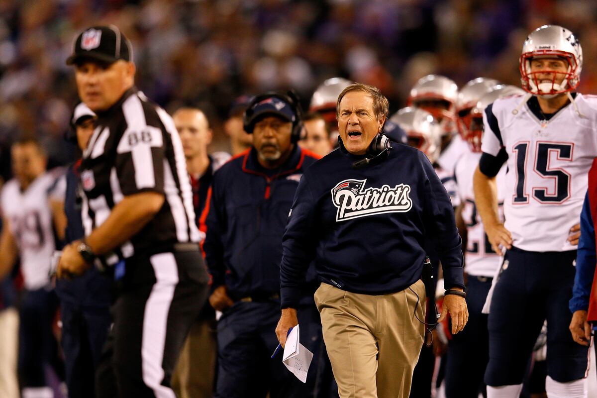 Bill Belichick Grabs Referee Pats Coach Must Be Fined for PostGame
