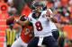 DENVER, CO - SEPTEMBER 23: Quarterback Matt Schaub #8 of the Houston Texans delivers a pass against the Denver Broncos at Sports Authority Field at Mile High on September 23, 2012 in Denver, Colorado. The Texans defeated the Broncos 35-28. (Photo by Doug Pensinger/Getty Images)