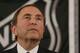 NEW YORK, NY - SEPTEMBER 13: Commissioner Gary Bettman of the National Hockey League speaks to the media at Crowne Plaza Times Square on September 13, 2012 in New York City. (Photo by Bruce Bennett/Getty Images)