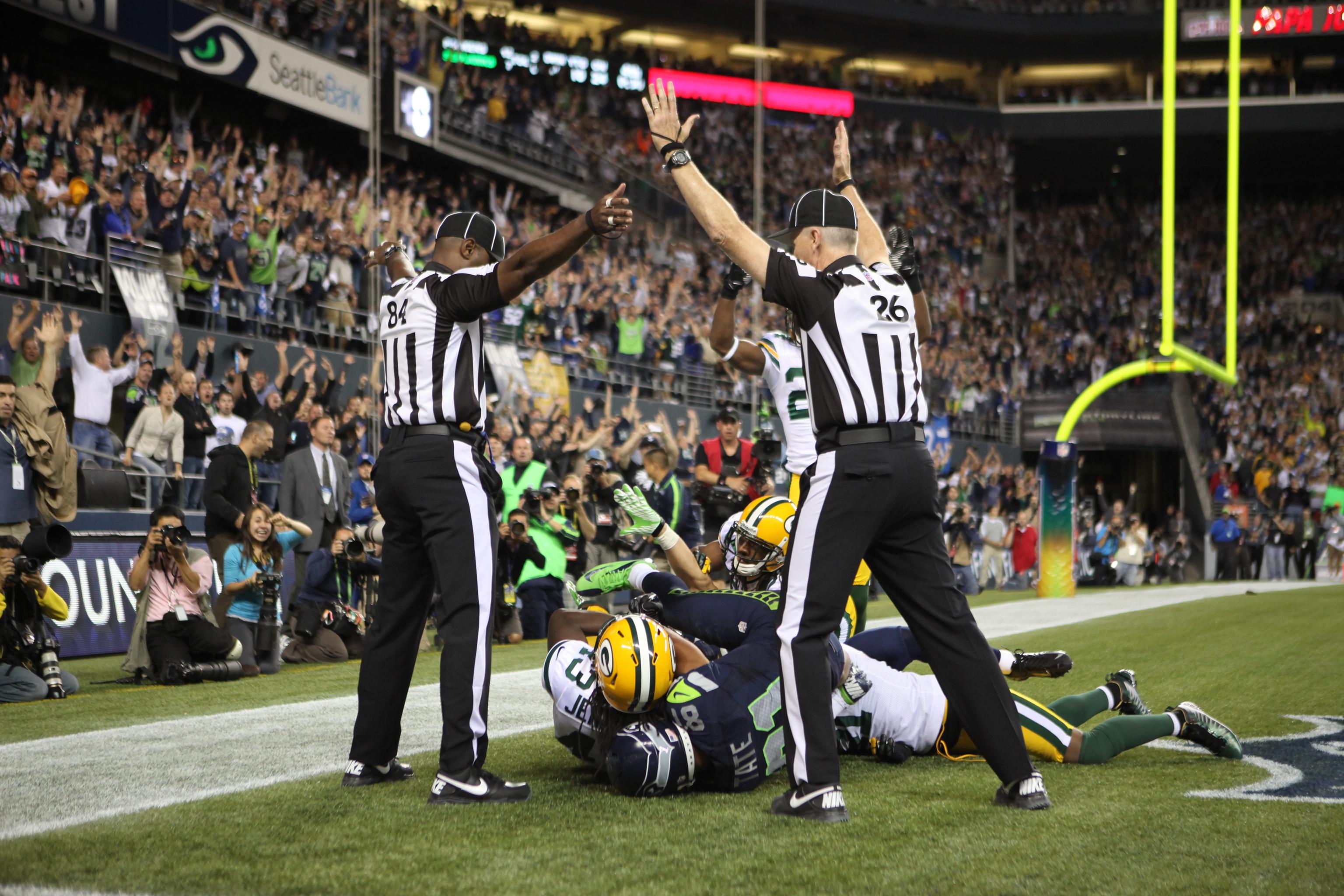 Sitting in the Hawk's Nest at a Seattle Seahawks Home Game …and attempt to  root for the opposing team.