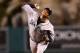 ANAHEIM, CA - SEPTEMBER 26: Felix Hernandez #34 of the Seattle Mariners throws a pitch against the Los Angeles Angels of Anaheim at Angel Stadium of Anaheim on September 26, 2012 in Anaheim, California. (Photo by Stephen Dunn/Getty Images)